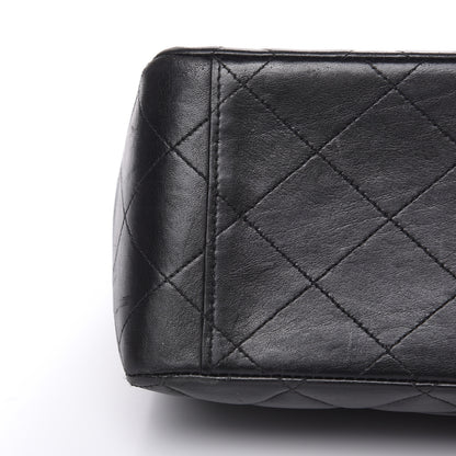Chanel Lambskin Quilted XL Jumbo Single Flap Black 11 of 18