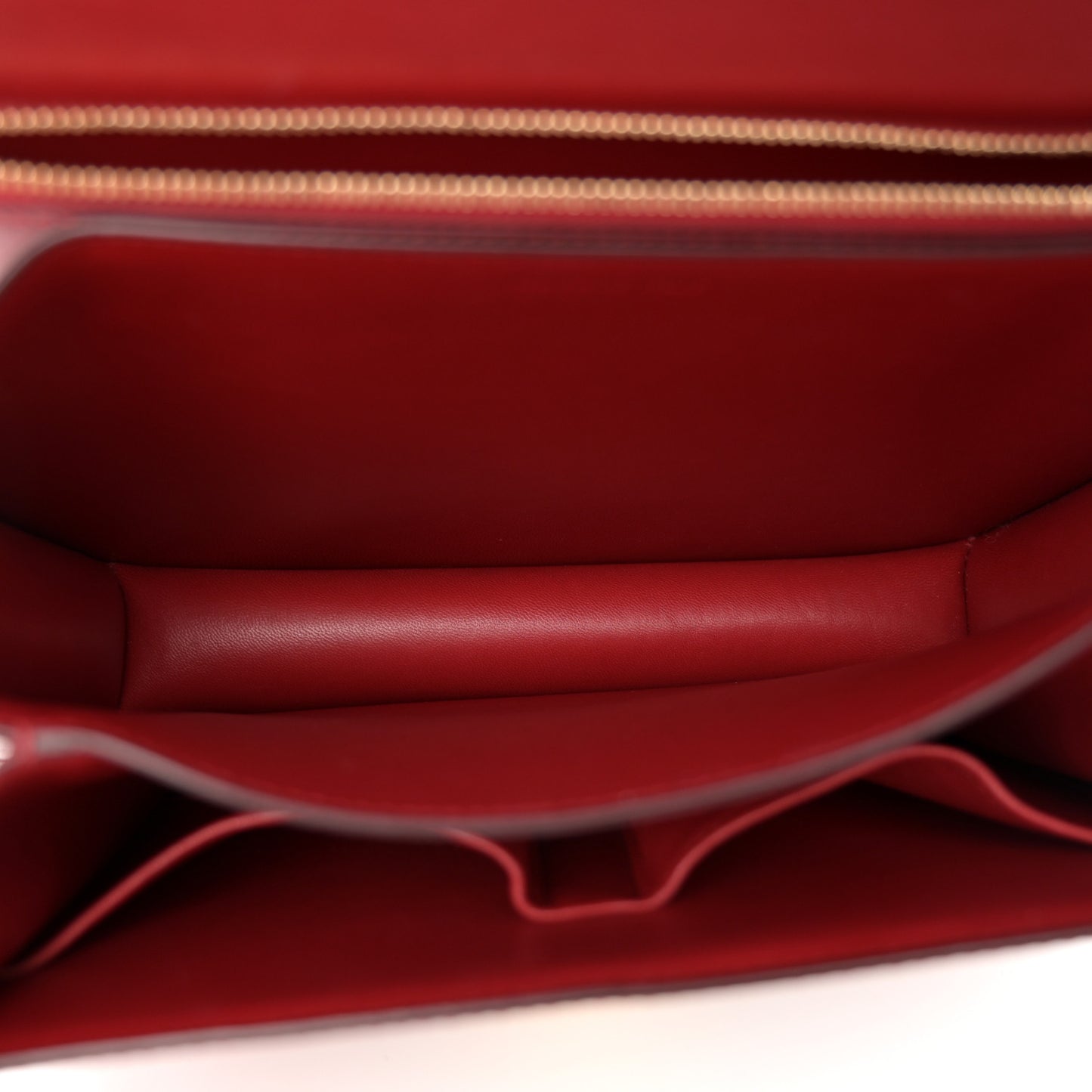 Box Calfskin Medium Classic Box Flap Bag Red
