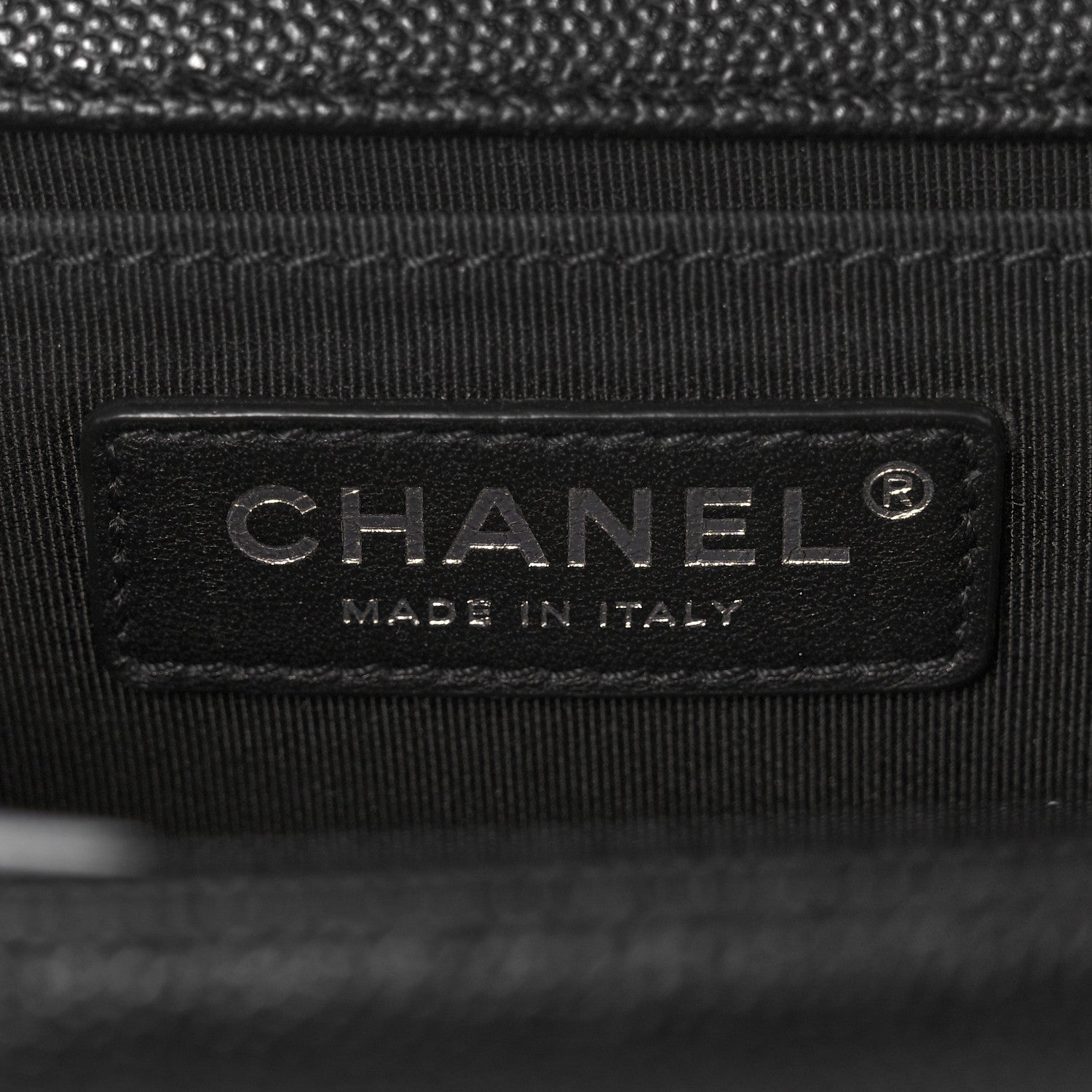 Chanel Caviar Quilted Medium Boy Flap Black 6 of 13