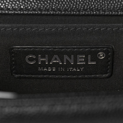 Chanel Caviar Quilted Medium Boy Flap Black 6 of 13