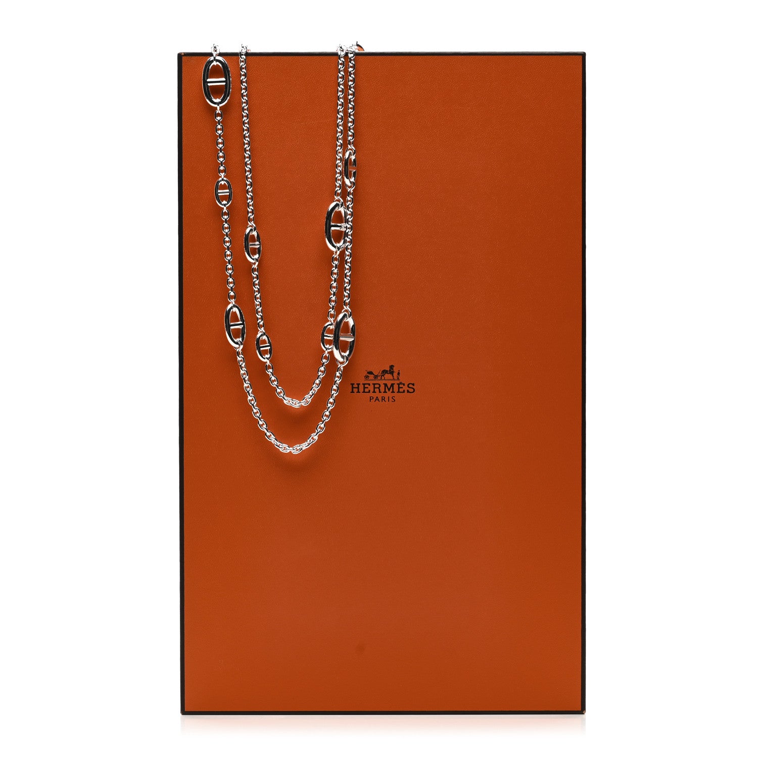 Hermes Sterling Silver Farandole Necklace 120 6 of 6