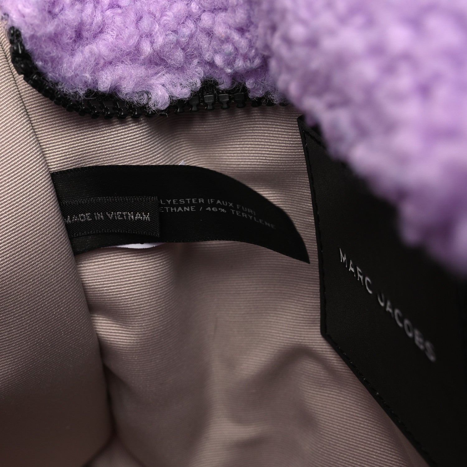 Marc Jacobs Polyester Cotton Small The Teddy Traveler Tote Bag Lilac 7 of 17