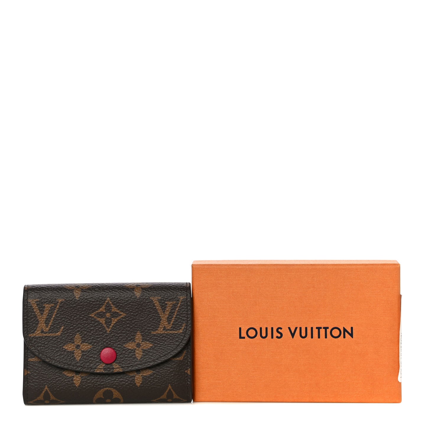 Monogram Rosalie Coin Purse Fuchsia