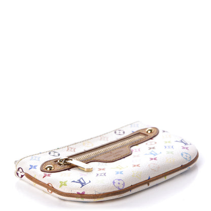 Louis Vuitton Monogram Multicolor Pochette Plate MM White 4 of 9