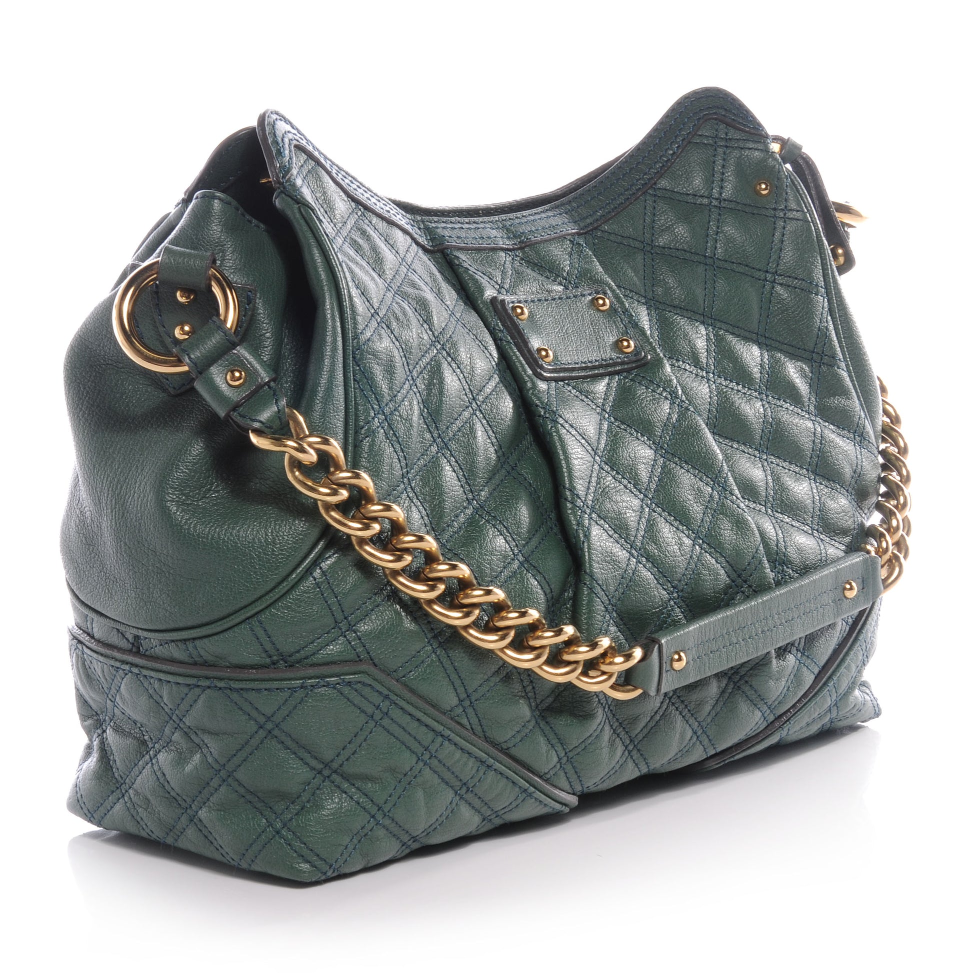 Marc Jacobs Quilted Leather Shoulder Bag Topaz 4 of 8