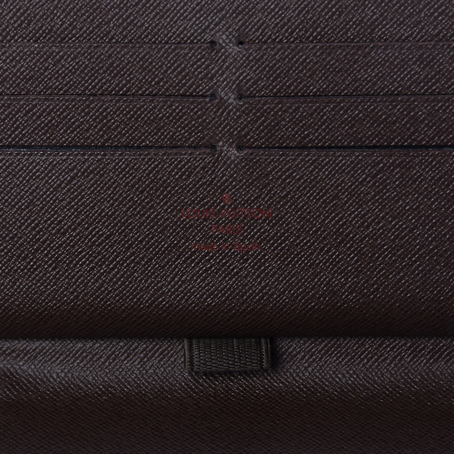Damier Ebene Zippy Organizer Wallet