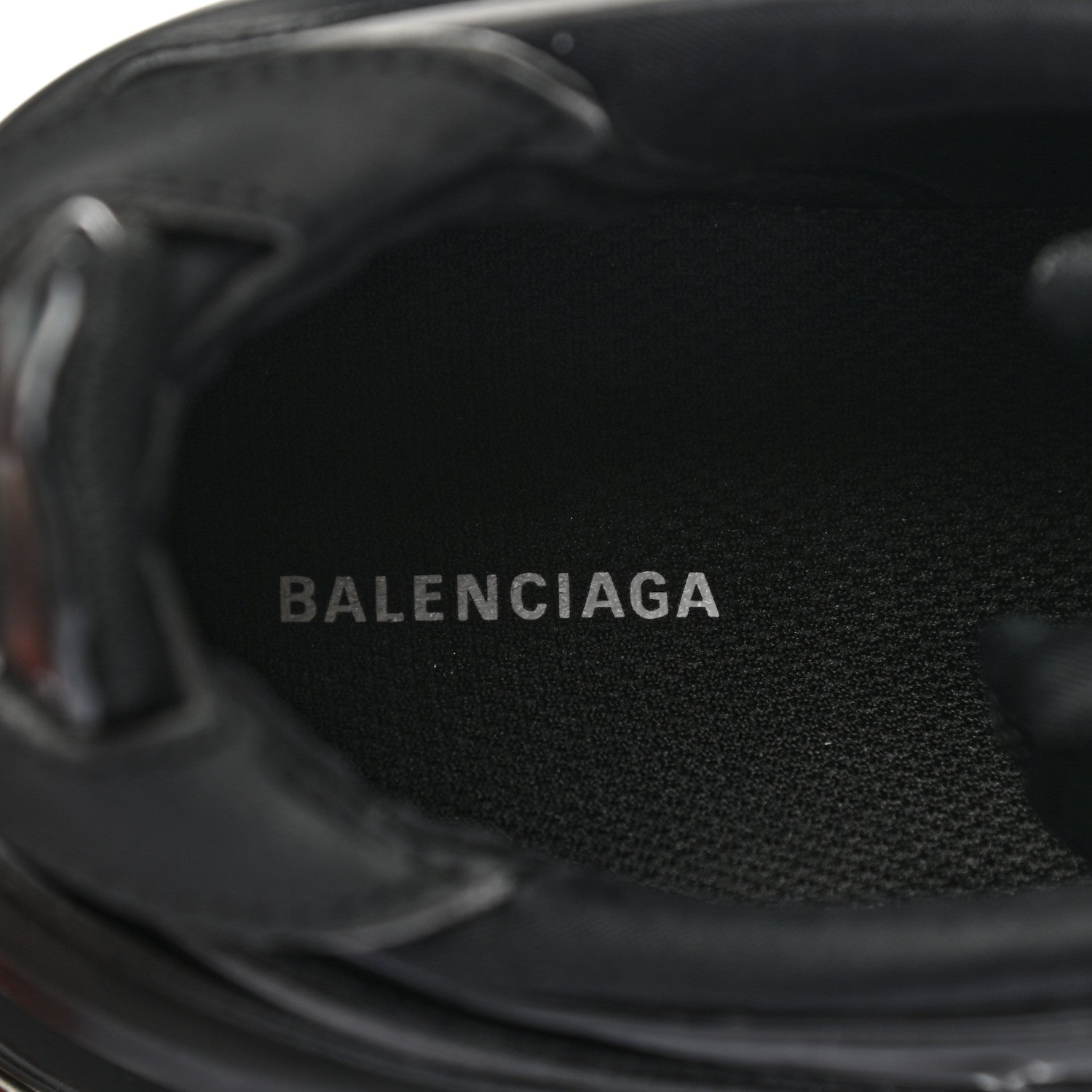 Balenciaga Rubber Mesh Womens Tyrex Sneakers 38 Black 6 of 8