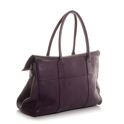 Mulberry Natural Leather Bayswater Aubergine 3 of 10