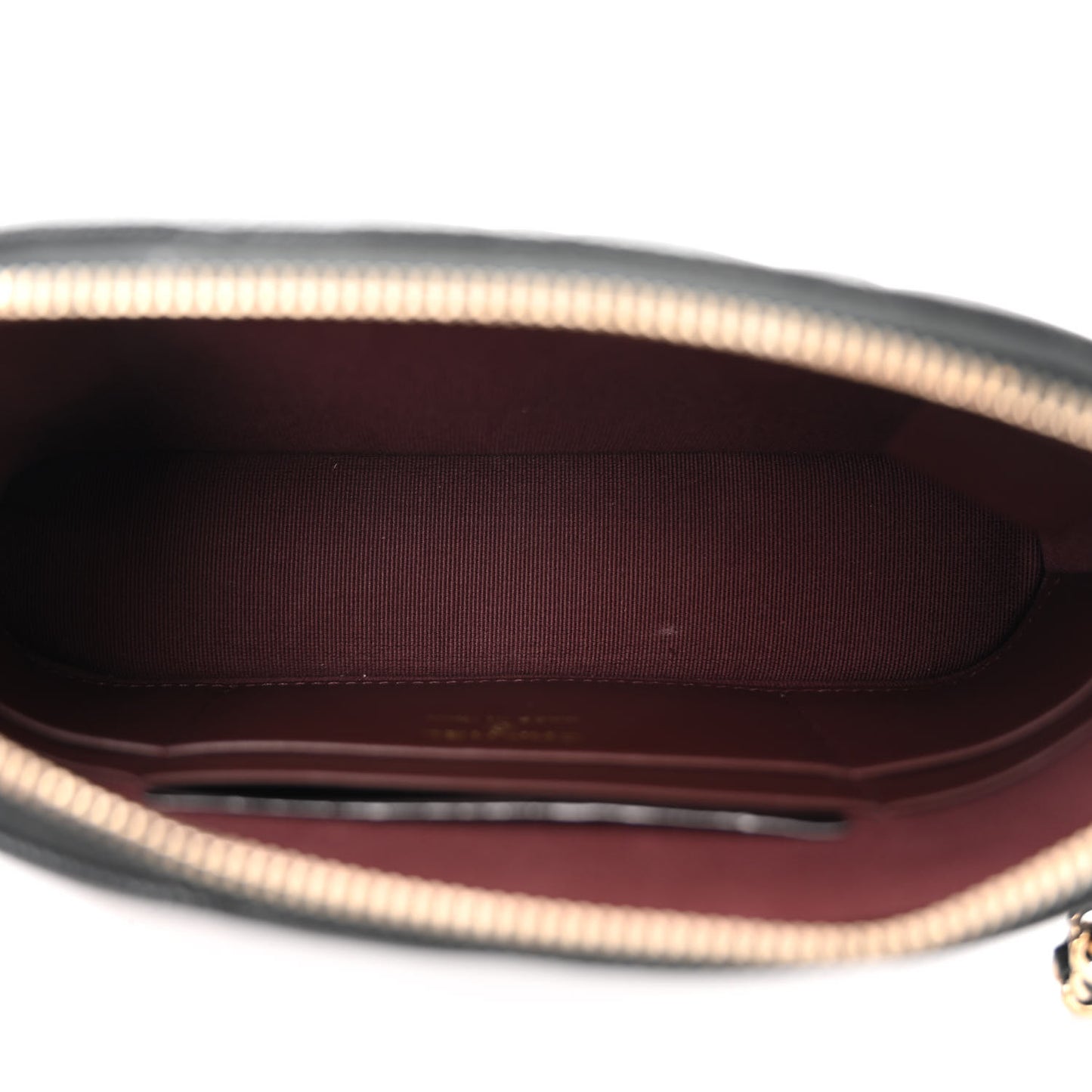 Caviar Quilted Classic Clutch with Chain Black