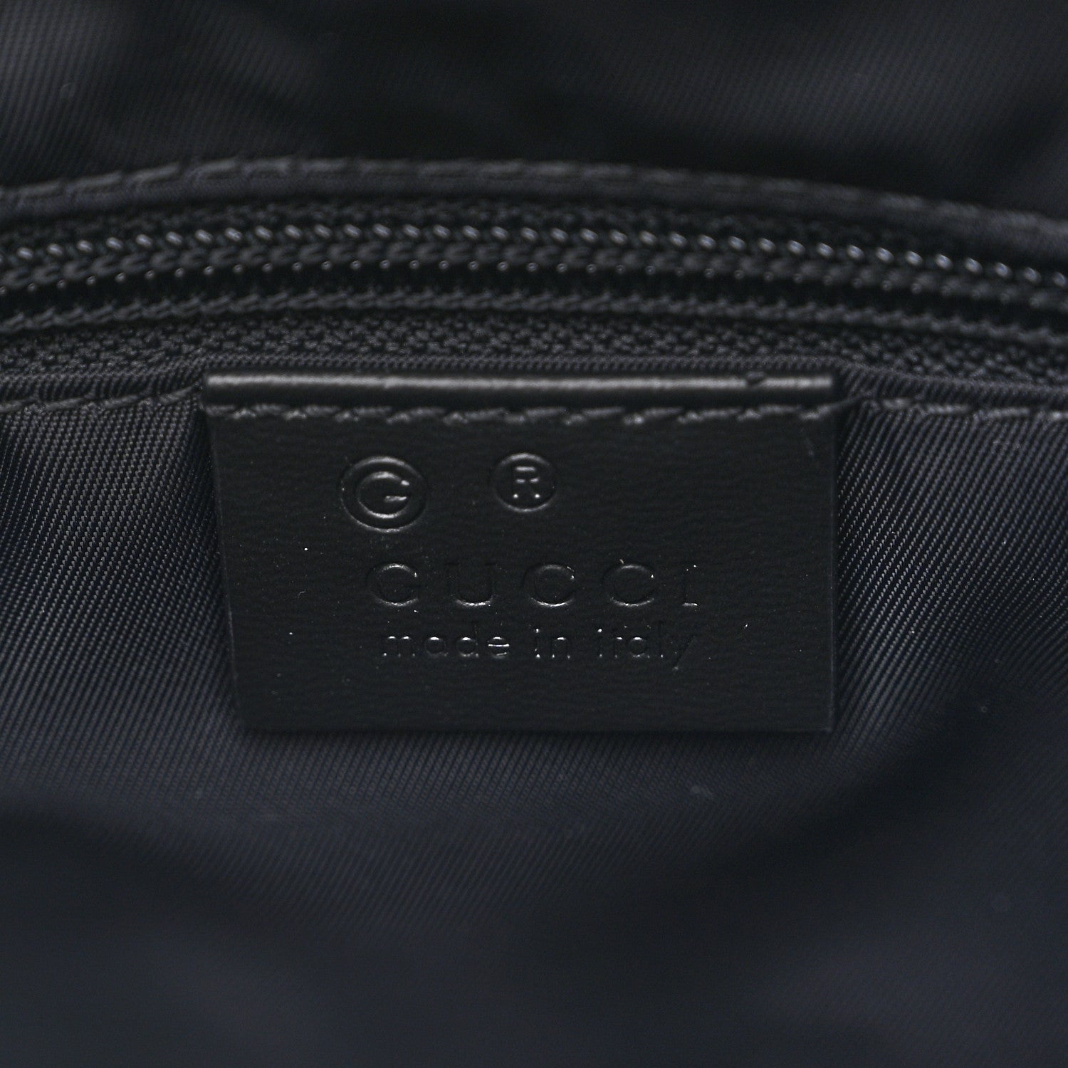 Gucci Techno Canvas Selleria Calfskin Web Small Flat Messenger Bag Black 6 of 10