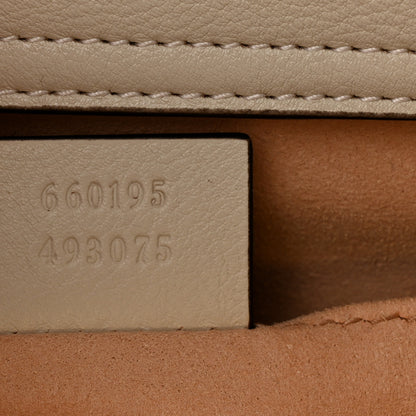 Gucci Wonka Grain Calfskin Small Diana Tote Bag Mystic White Orange Fluo 7 of 10
