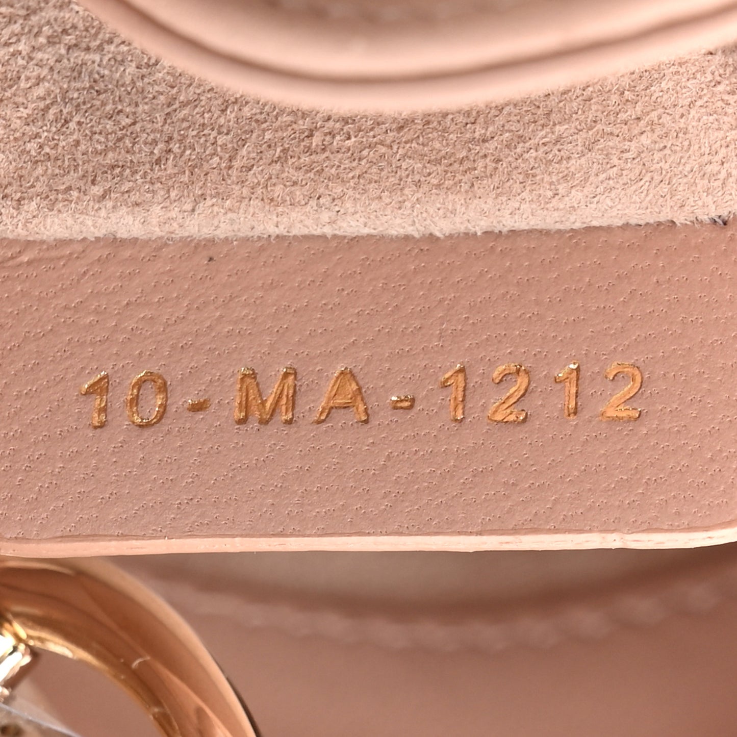 Lambskin Cannage Micro DiorAmour Lady Dior Pink