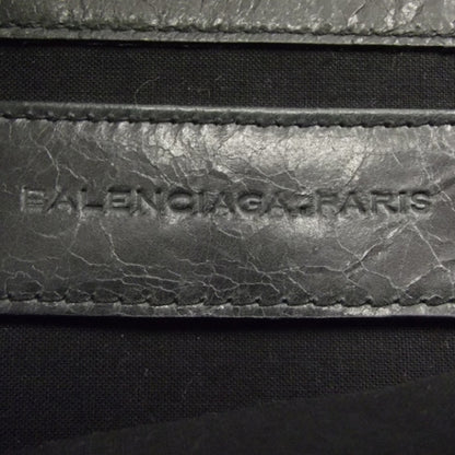 Balenciaga Agneau Giant Brogues Hardware Envelope Clutch Black 6 of 7