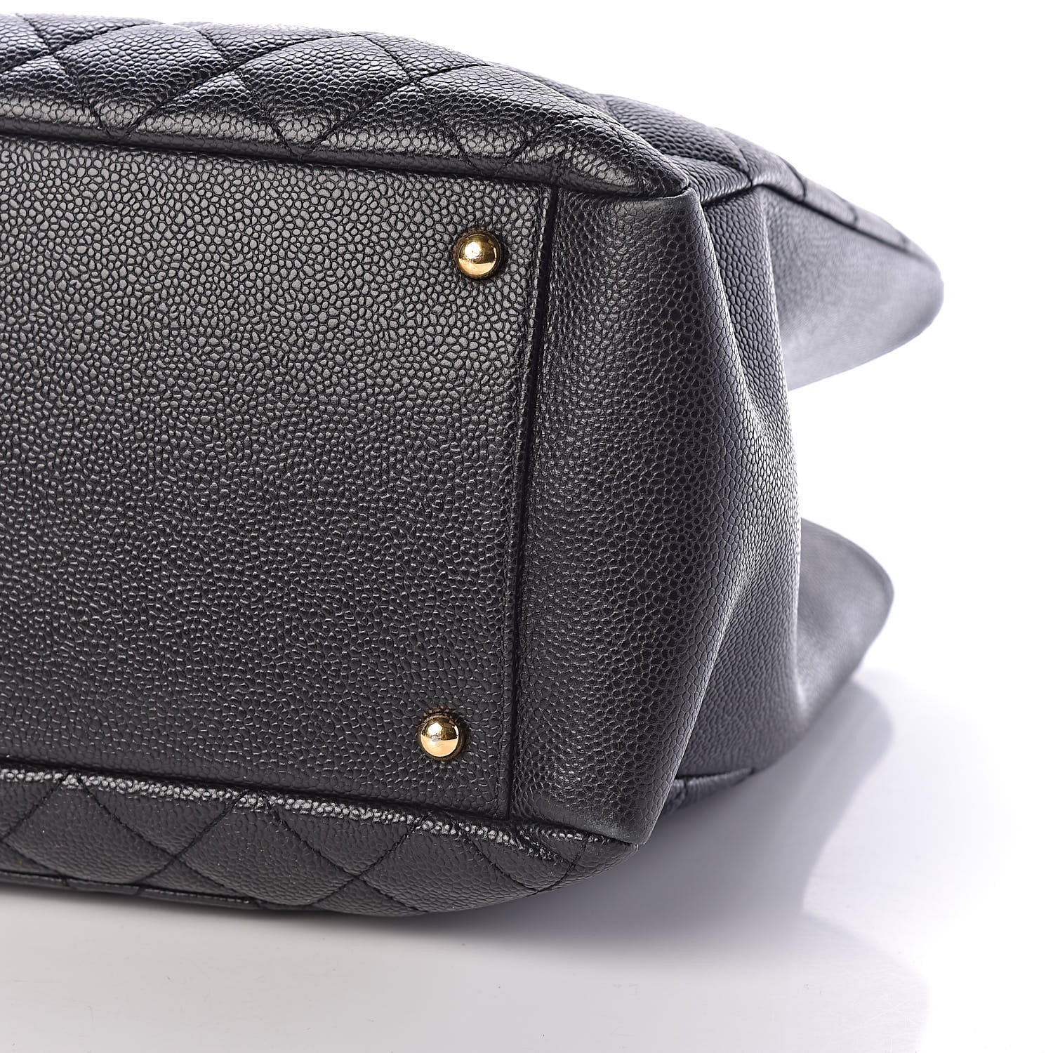 Chanel Caviar Quilted XL Grand Shopping Tote GST Black 10 of 12