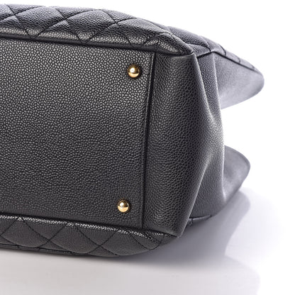 Chanel Caviar Quilted XL Grand Shopping Tote GST Black 10 of 12