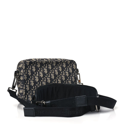 Christian Dior HOMME Oblique Safari Messenger Blue 3 of 12
