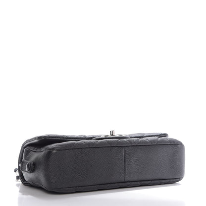 Chanel Caviar Quilted Medium Easy Flap Black 5 of 10
