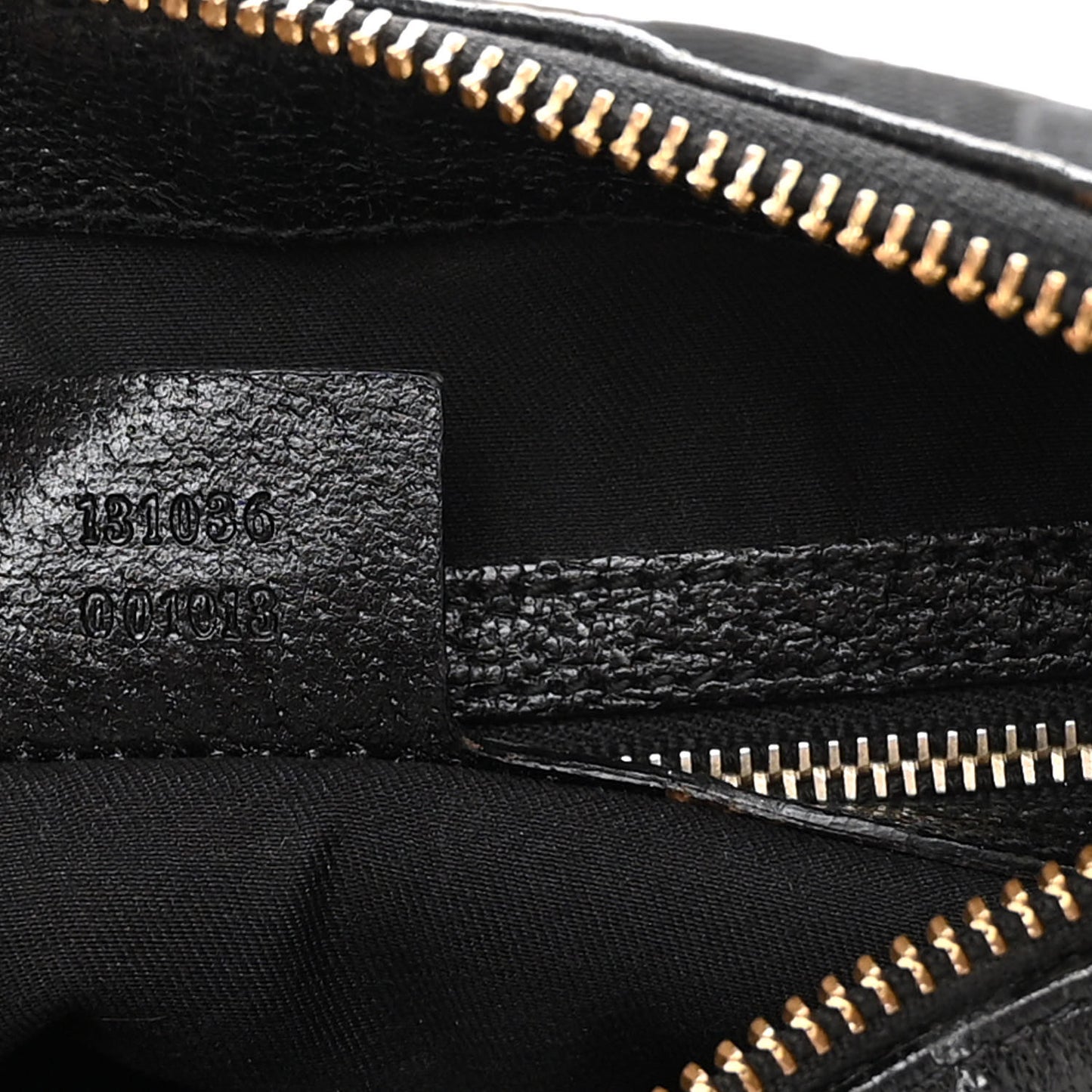 Monogram Web Bamboo Ring Hobo Black