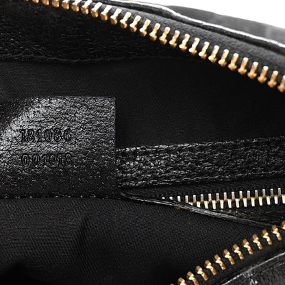 Gucci Monogram Web Bamboo Ring Hobo Black 7 of 14