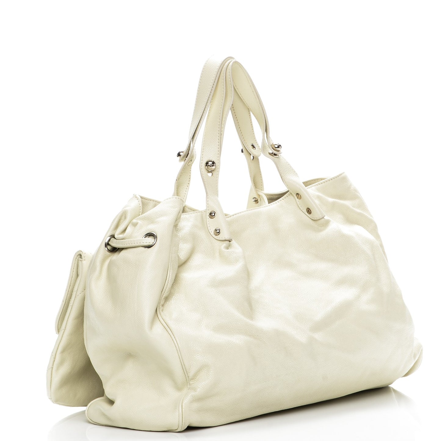 Caviar Pocket In The City Tote Ivory