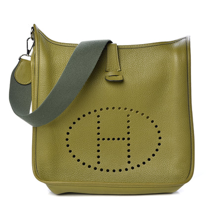 Hermes Taurillon Clemence Evelyne II GM Vert Chartreuse 1 of 10