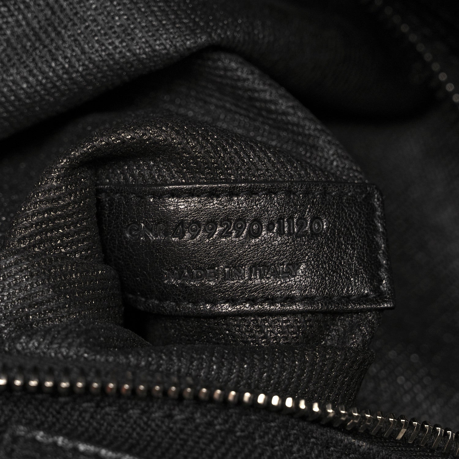 Saint Laurent Linen Calfskin Rive Gauche Tote Black 7 of 12