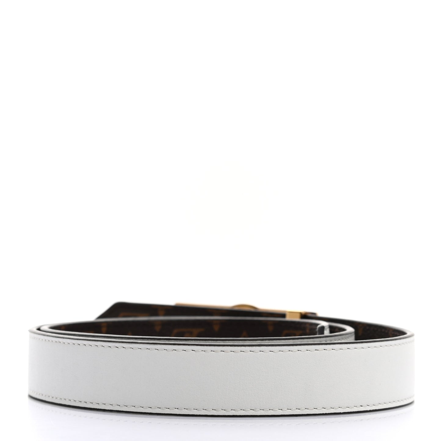 Monogram Dauphine 25mm Reversible Belt 85 34 Cream