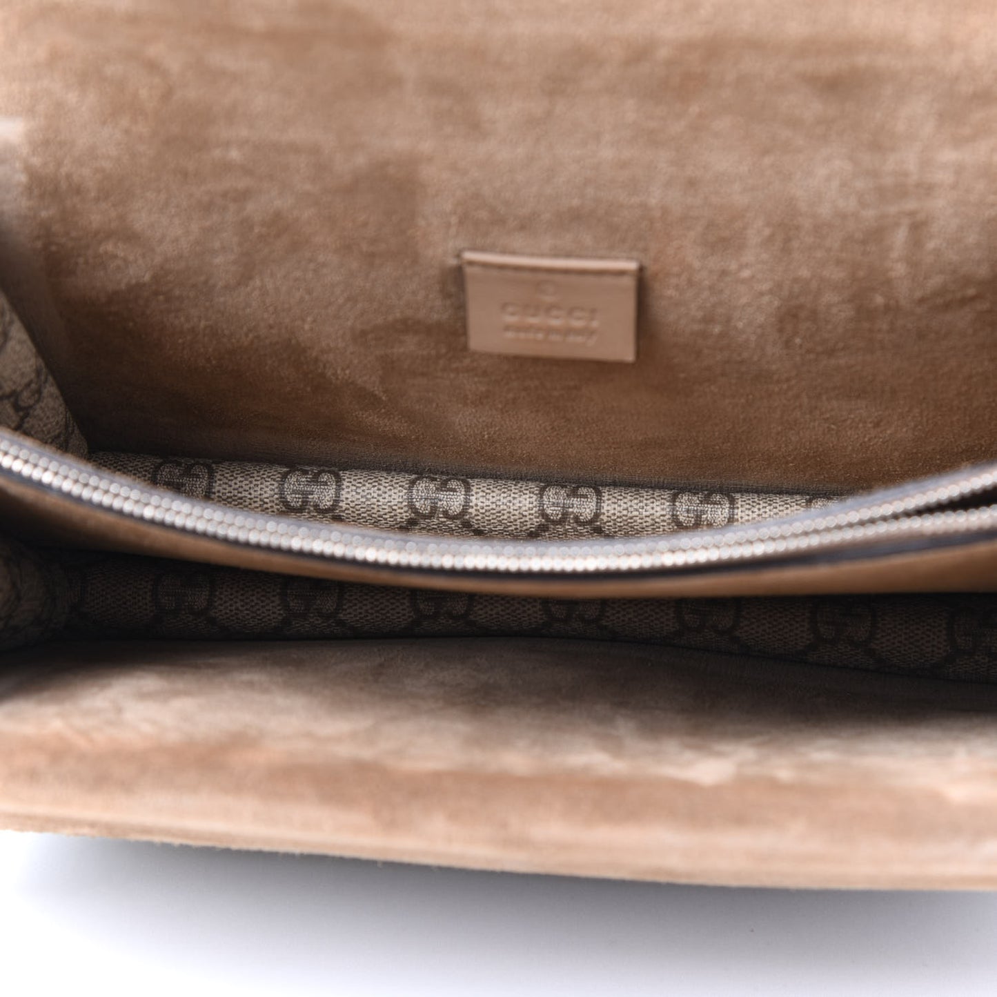 GG Supreme Monogram Small Dionysus Shoulder Bag Taupe
