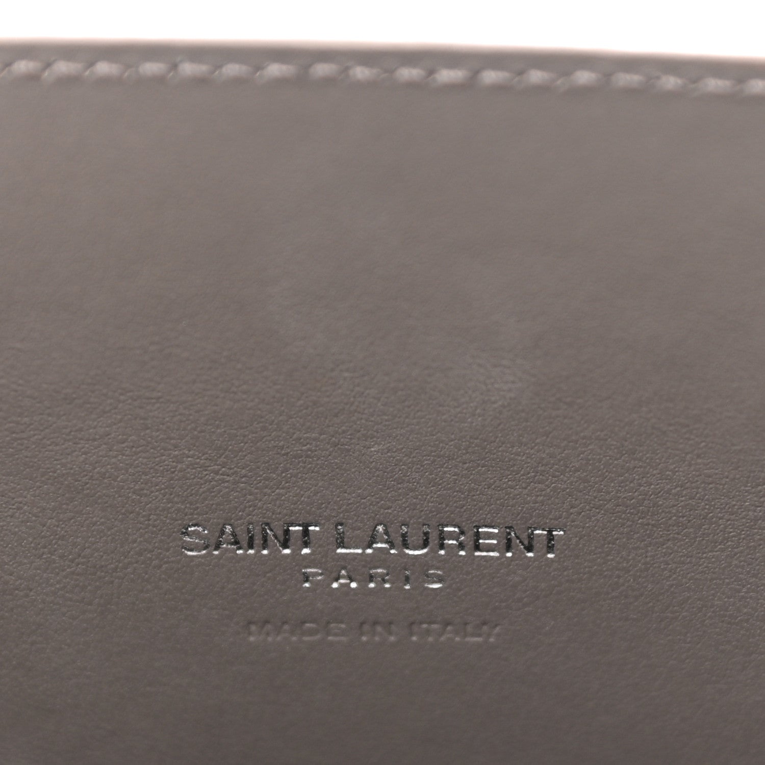 Saint Laurent Calfskin Crocodile Embossed Baby Sac De Jour Fog 6 of 11