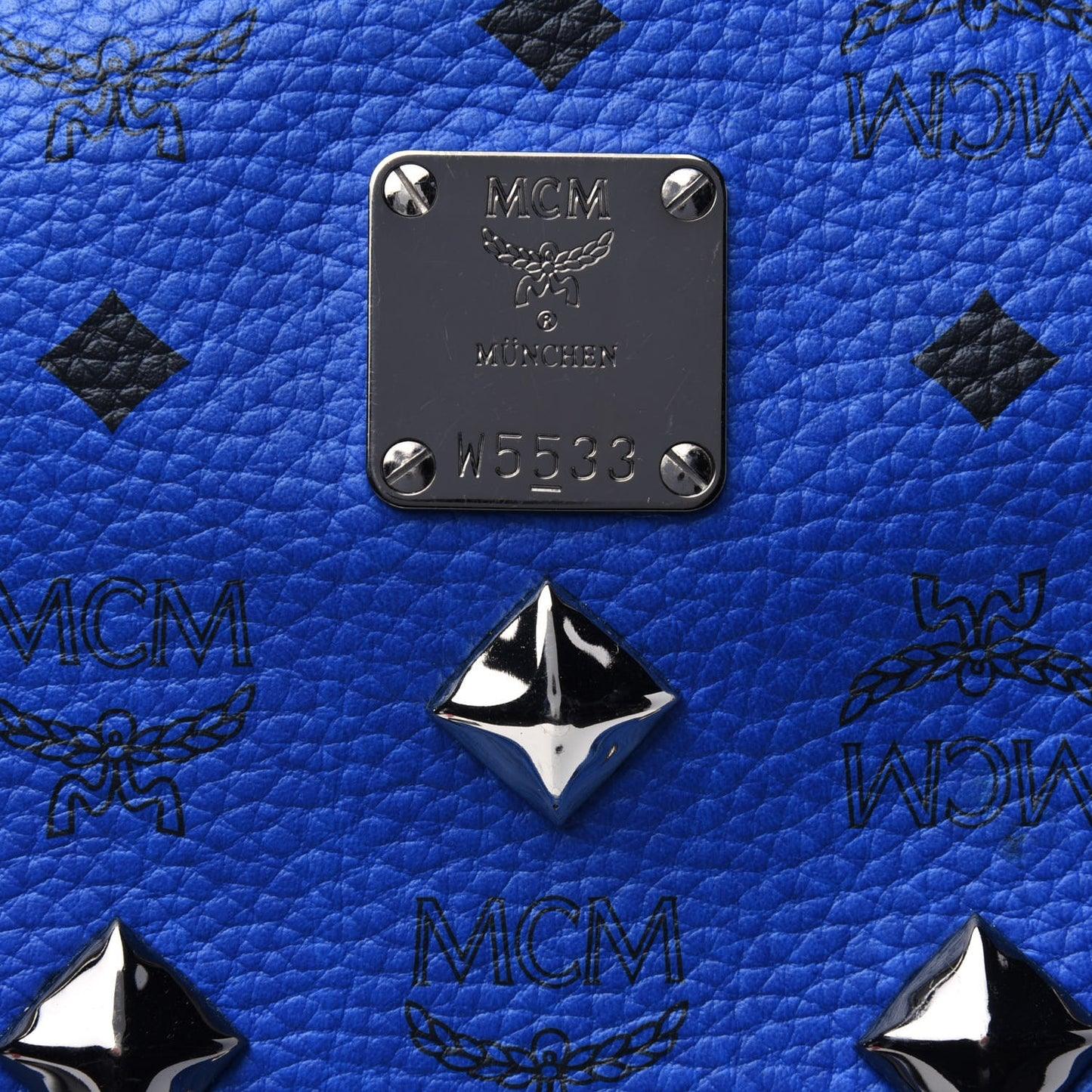 Visetos Medium Sprinkle Stud Stark Backpack Blue