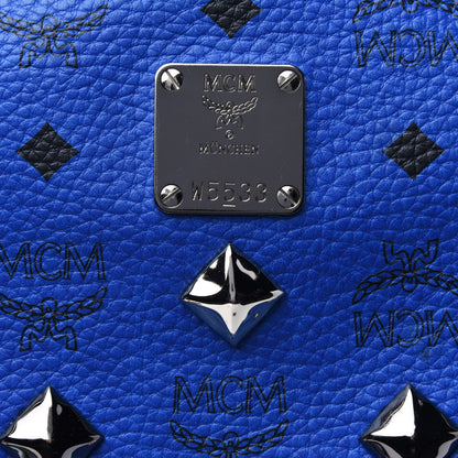 MCM Visetos Medium Sprinkle Stud Stark Backpack Blue 15 of 20