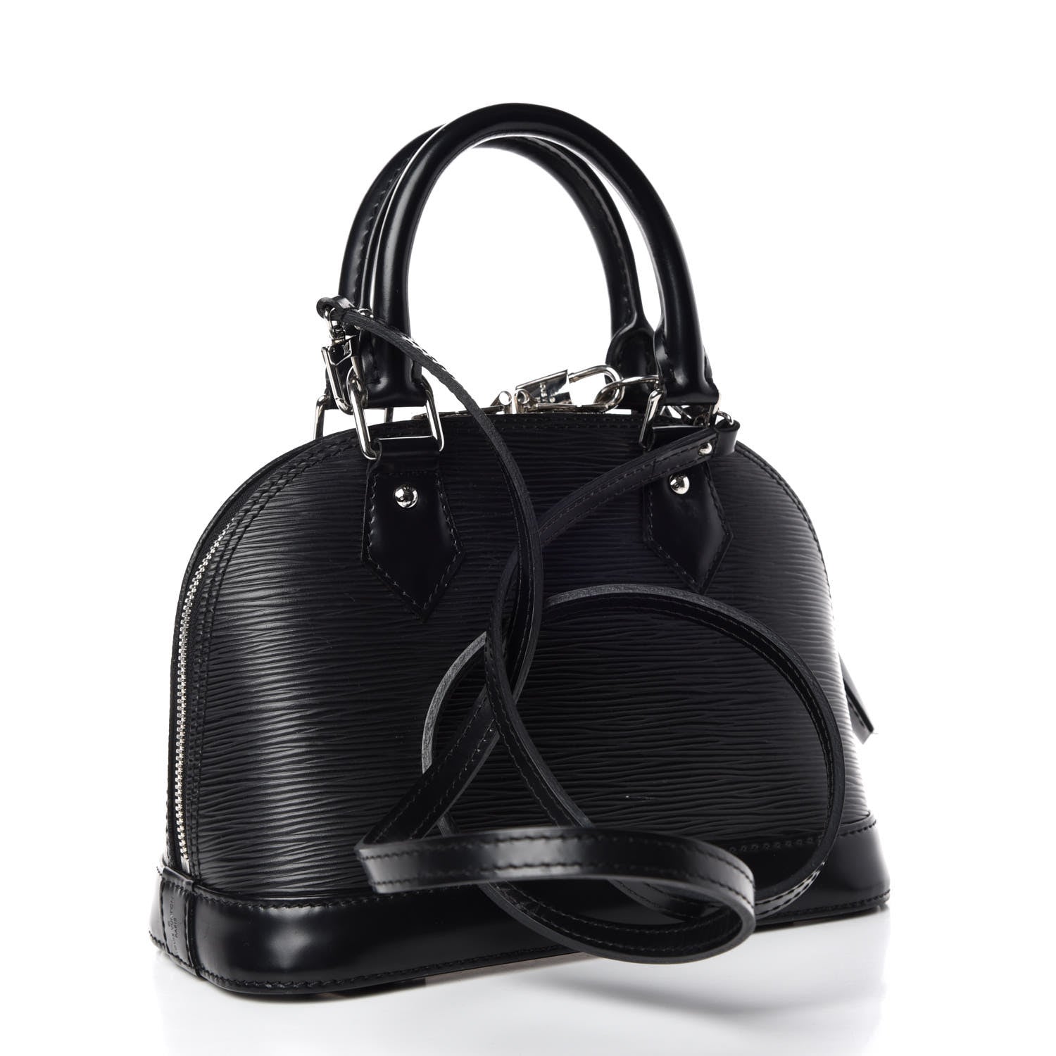 Louis Vuitton Epi Alma BB Black 3 of 10
