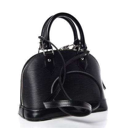Louis Vuitton Epi Alma BB Black 3 of 10