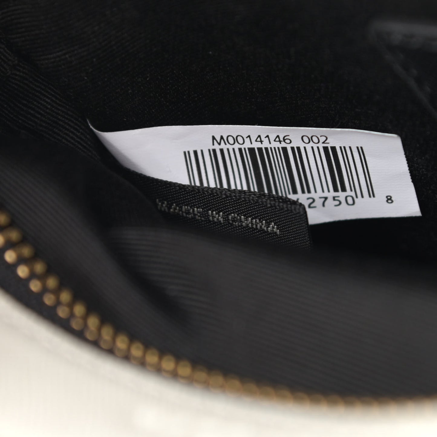 Saffiano Snapshot Camera Bag Black Grey