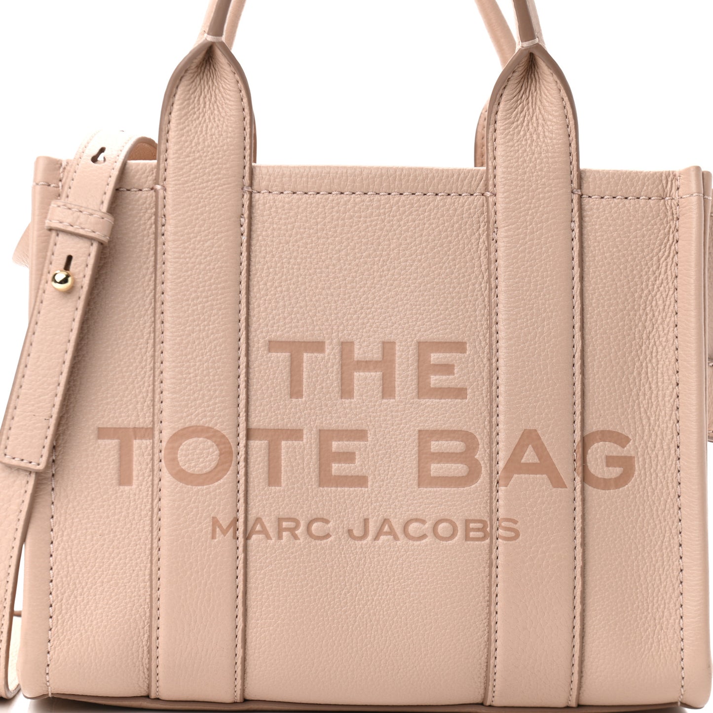 Grained Calfskin Small The Tote Bag Rose Dust