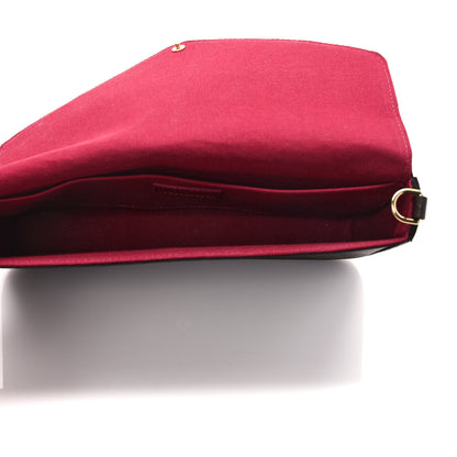 Louis Vuitton Monogram Pochette Felicie Chain Wallet Fuchsia 5 of 8
