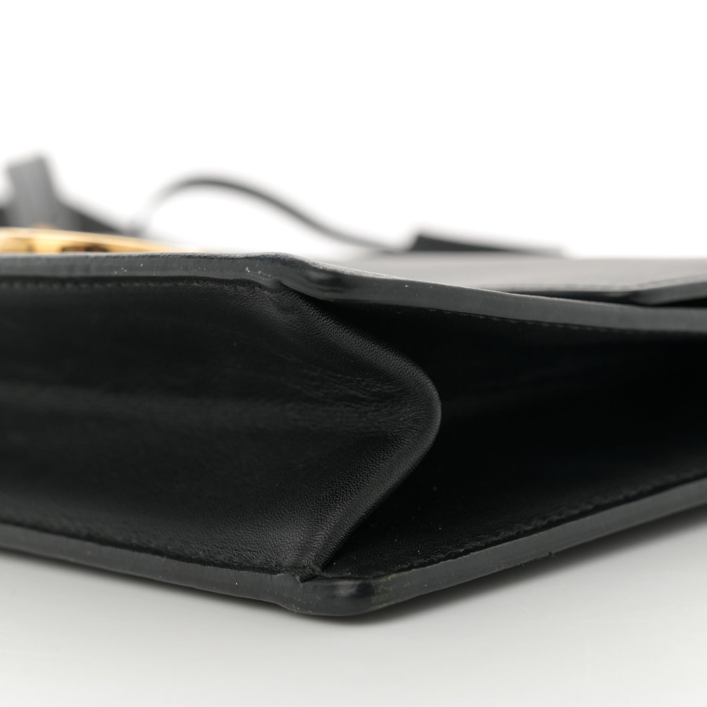 Smooth Calfskin Mini Aileen Gancio Lock Crossbody Black