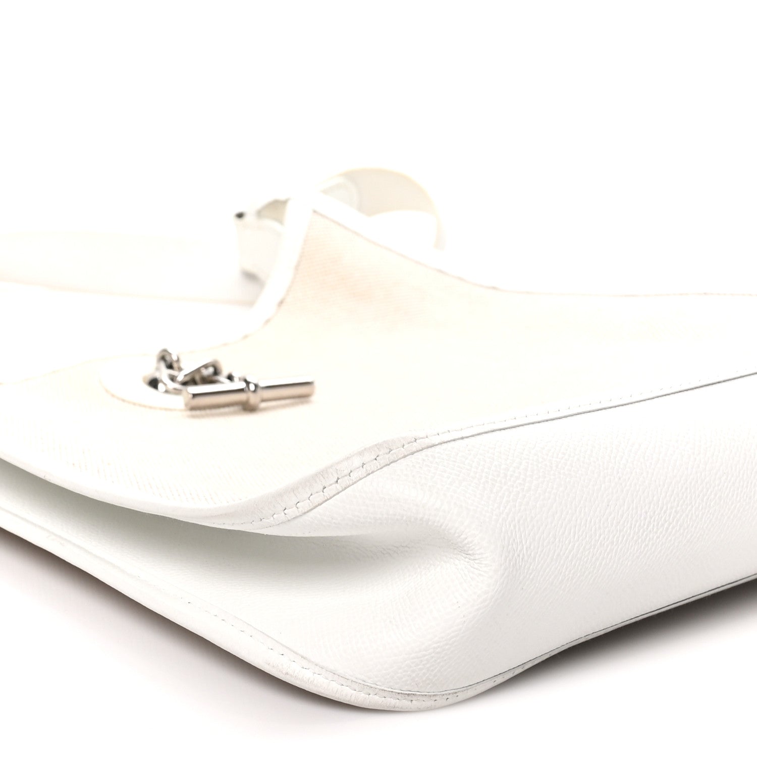 Hermes Toile H Ardennes Vespa PM White 9 of 11