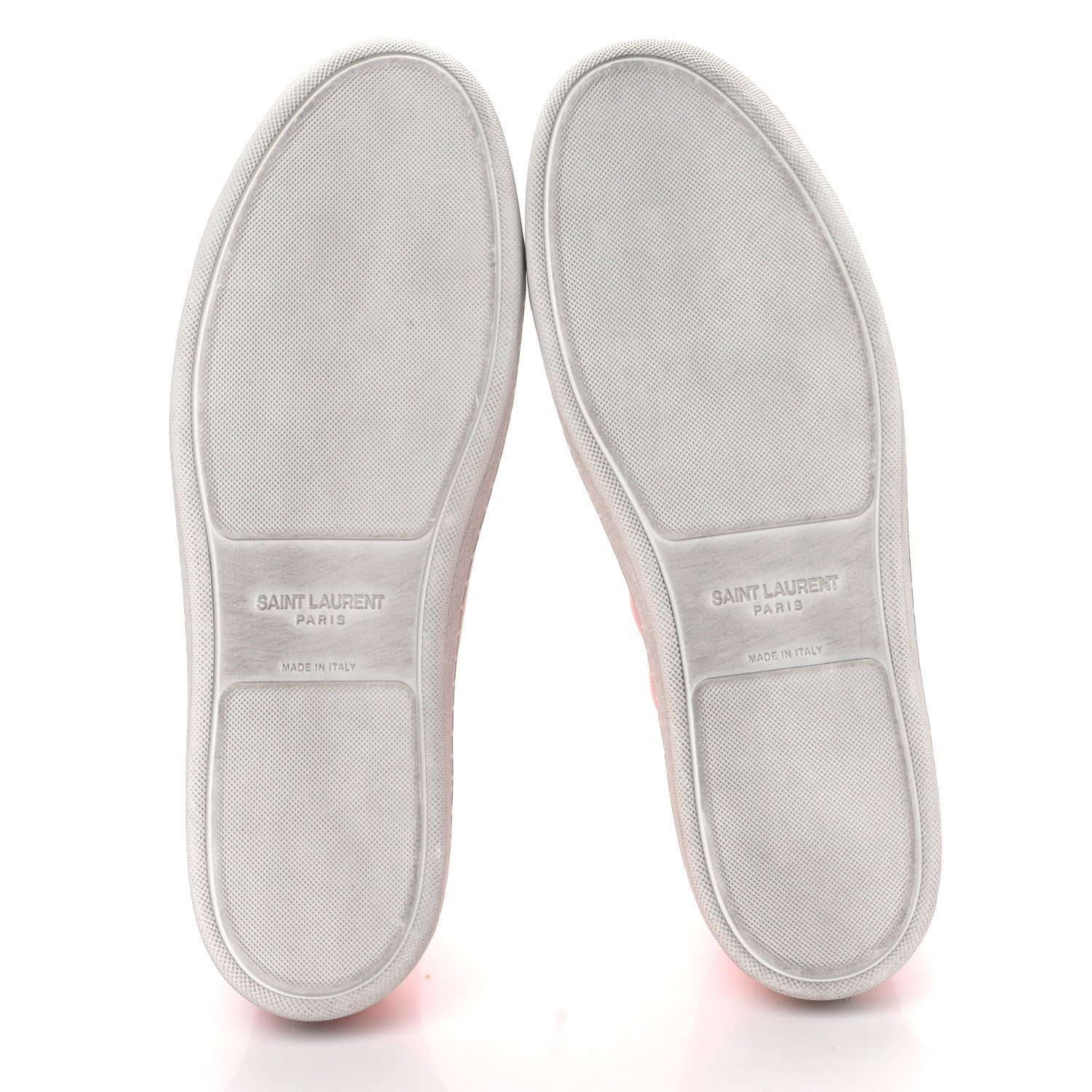 Saint Laurent Womens Court Classic SL/39 Mid Top Sneakers 44 White Pink 5 of 8