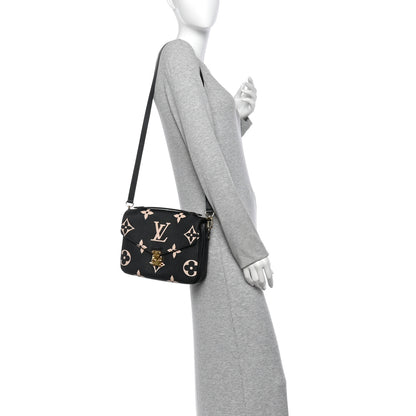 Louis Vuitton Empreinte Monogram Giant Pochette Metis Black Beige 2 of 13
