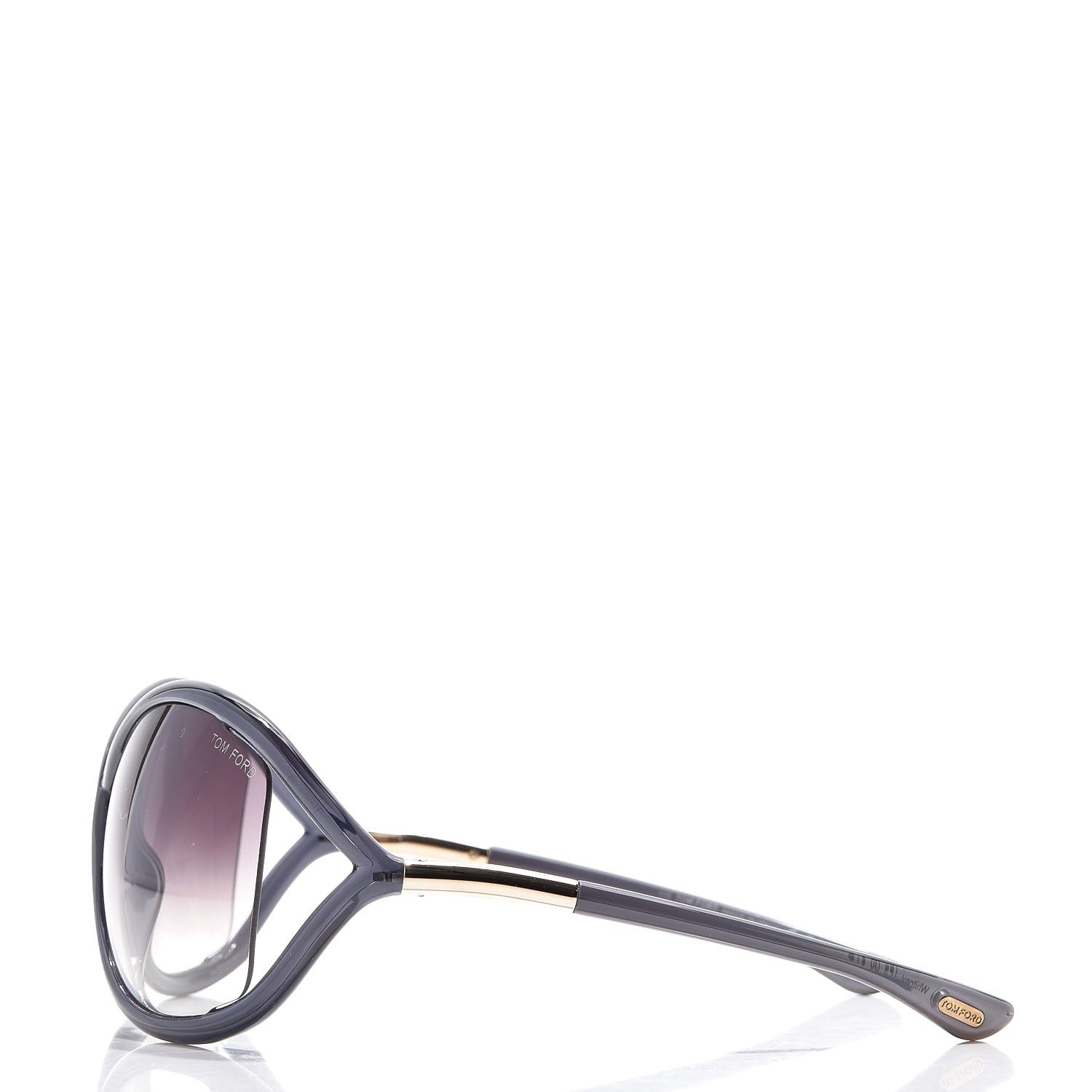 Tom Ford Acetate Whitney Crossover Sunglasses TF9 Blue 3 of 7