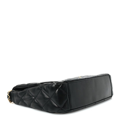 Chanel Shiny Calfskin Quilted Maxi Flap Black 4 of 11