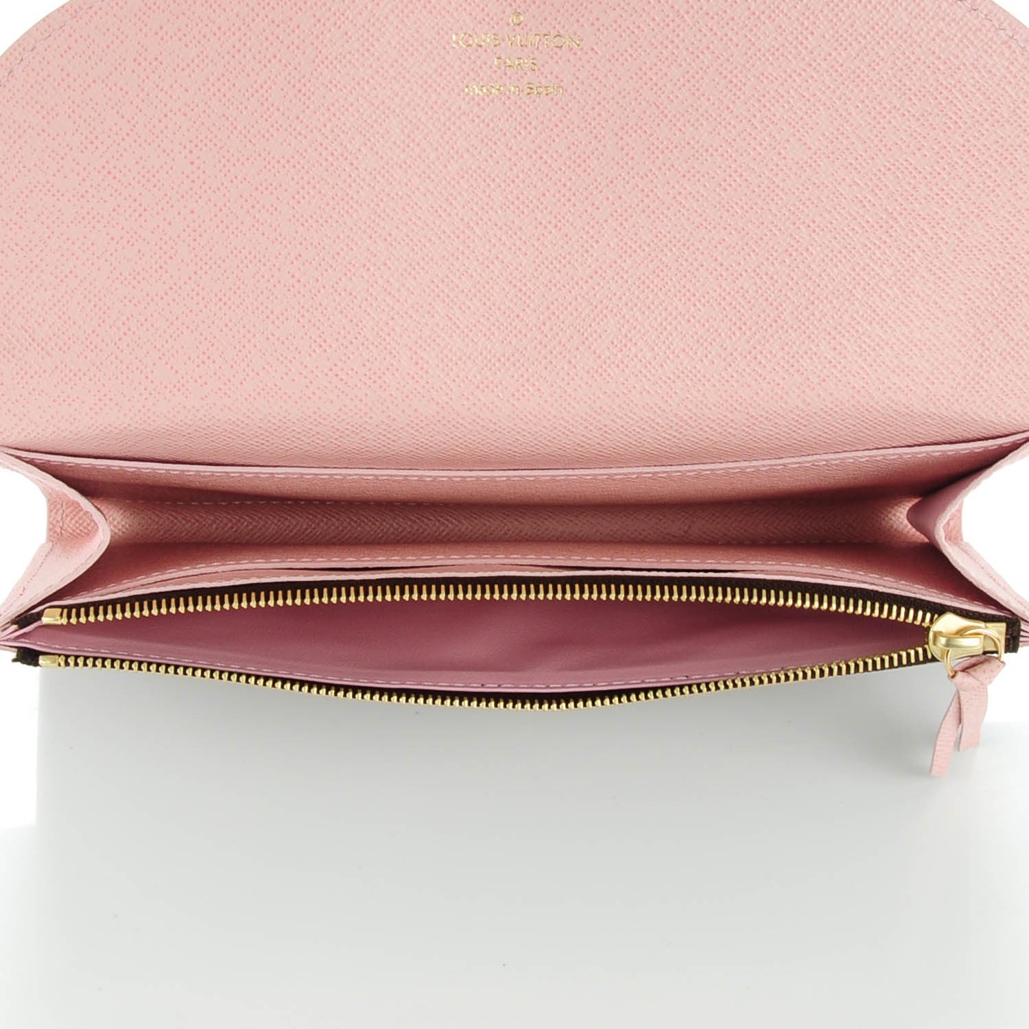Louis Vuitton Damier Azur Caissa Wallet Rose Ballerine 5 of 7