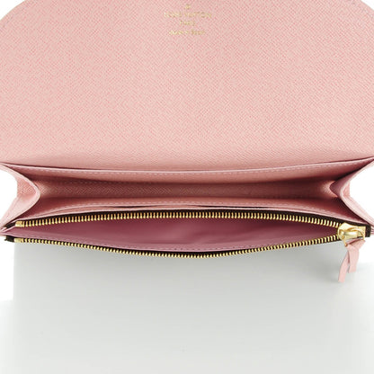 Louis Vuitton Damier Azur Caissa Wallet Rose Ballerine 5 of 7