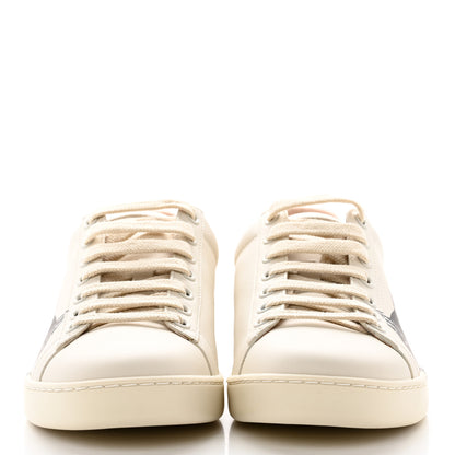 Gucci Calfskin Mystic Cat Print Womens Ace Sneakers 36 White 2 of 13