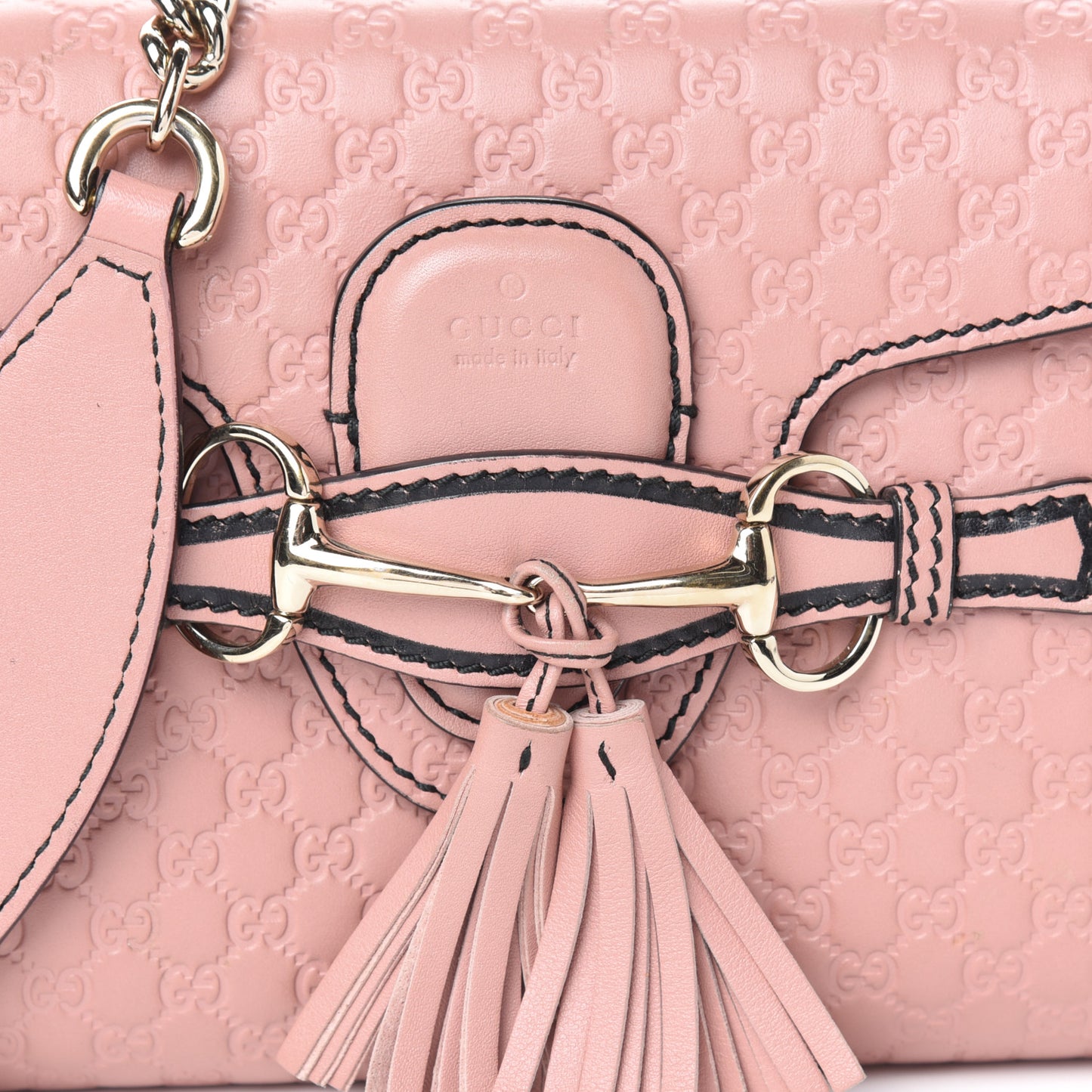 Microguccissima Mini Emily Shoulder Bag Soft Pink