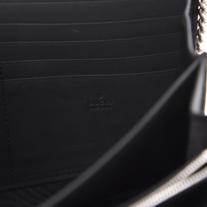 Gucci Suede Mini Dionysus Chain Wallet Black 6 of 8