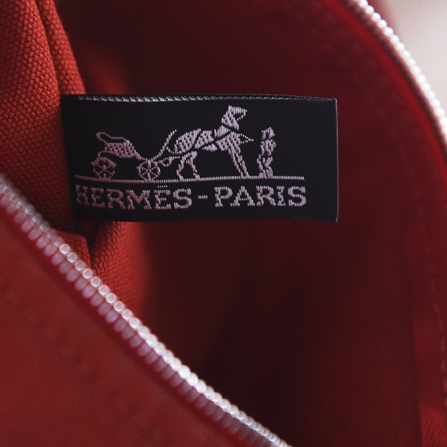 Hermes Canvas Striped Cannes MM 6 of 9