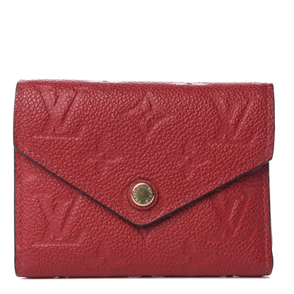 Louis Vuitton Empreinte Victorine Wallet Scarlet 1 of 11