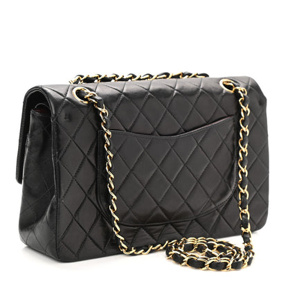 Chanel Lambskin Quilted Medium Double Flap Black 3 of 11